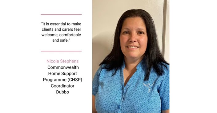 Meet Nicole Stephens Commonwealth Home Support Programme Coordinator 