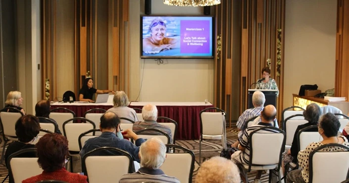 The Ageing Well Social Connection and Psychological Wellbeing Masterclass  begins